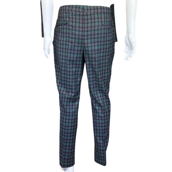 Mander By Karn Bespoke Mens Gray Three-Piece Plaid Suit Jacket Pants Vest - Picture 8 of 16